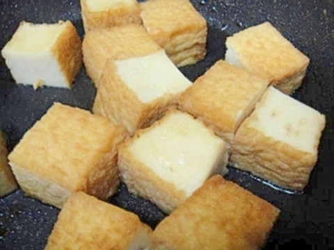 2歳児も完食!!汁なし☆厚揚げの煮物★